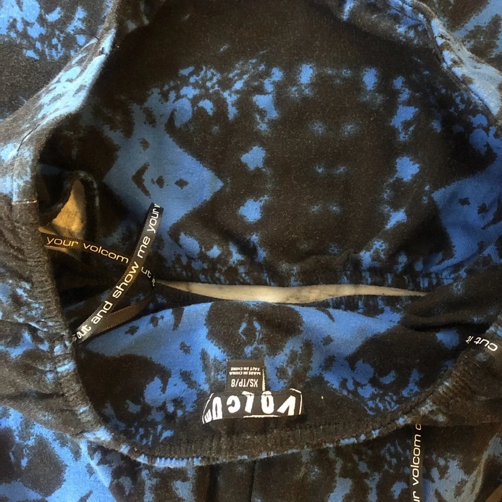 Volcom Strapless Blue and Black Bodycon Dress - Picture 4 of 4